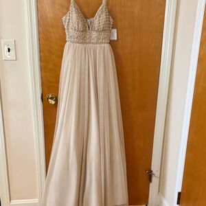 Speechless Pearl and Bead Embellished Dress, size 3 regular